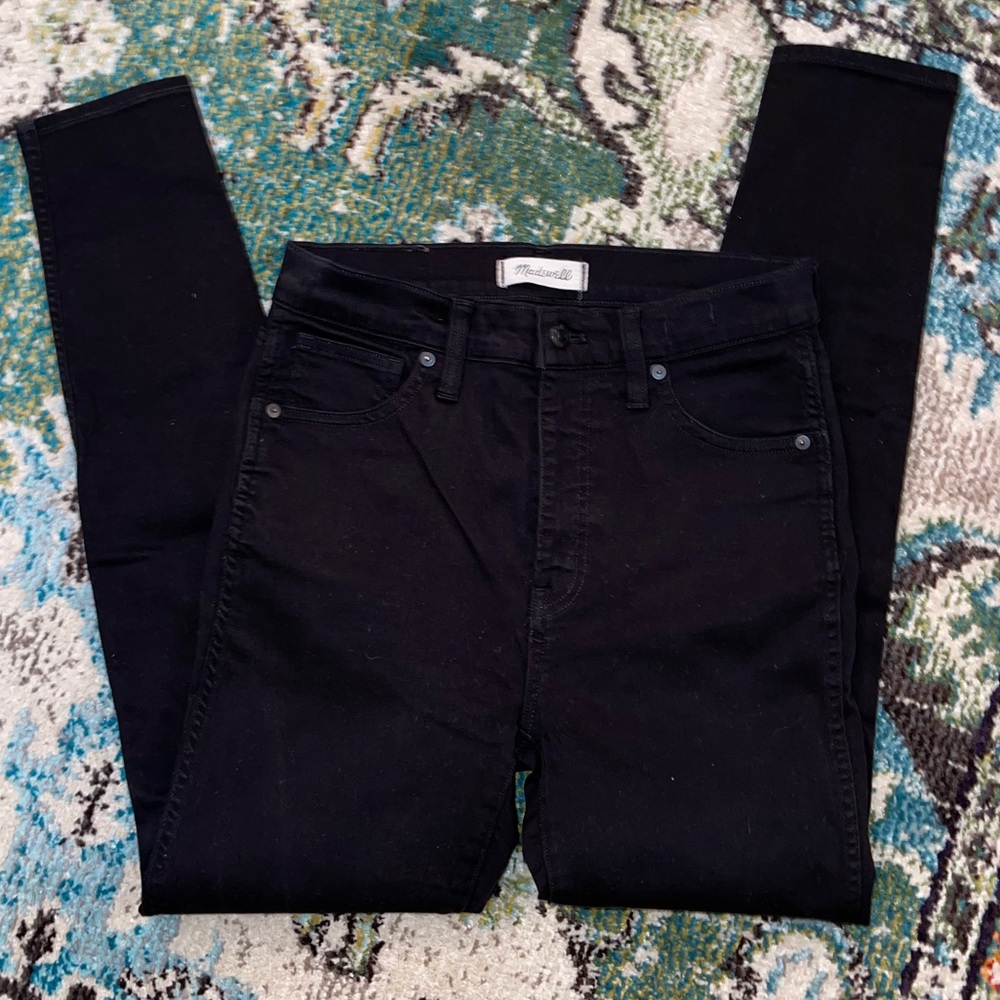Madewell Black 10” High Rise Skinny Size 27